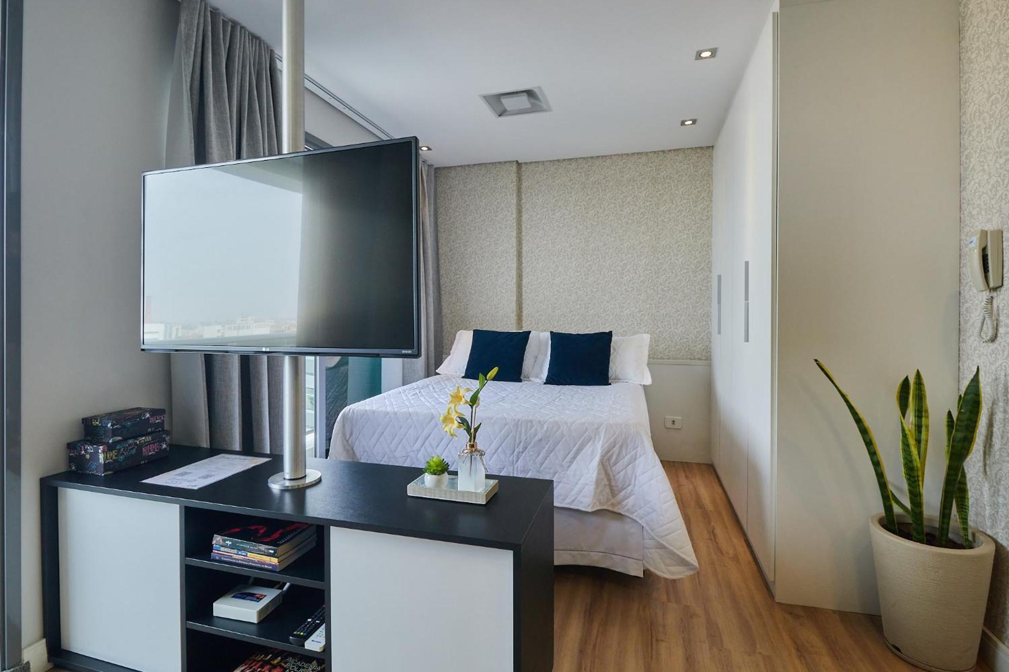 Estudio Aconchegante No Centro De - Ar Condicio E Localizacao Perfeita! Apartment Curitiba